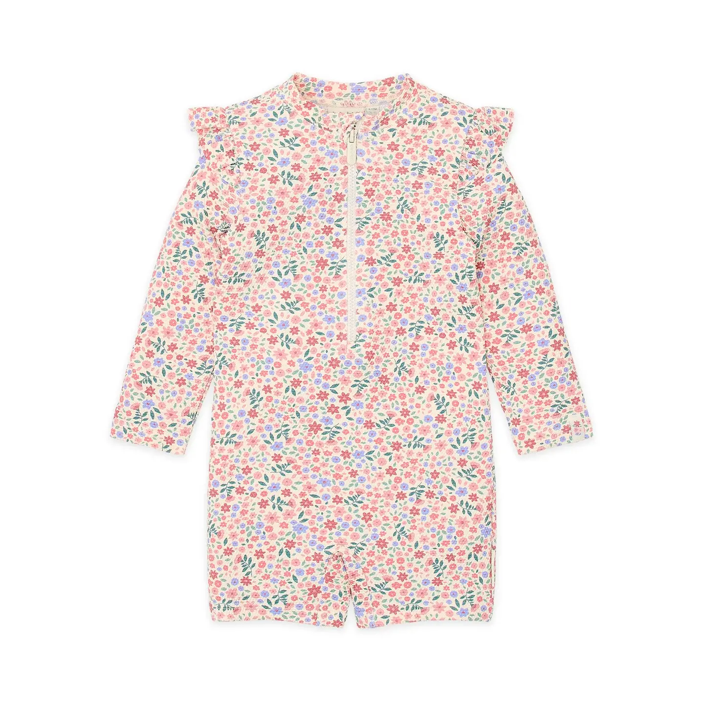 LITTLE DUTCH - Long Sleeve Swimsuit Dreamy Flowerfield