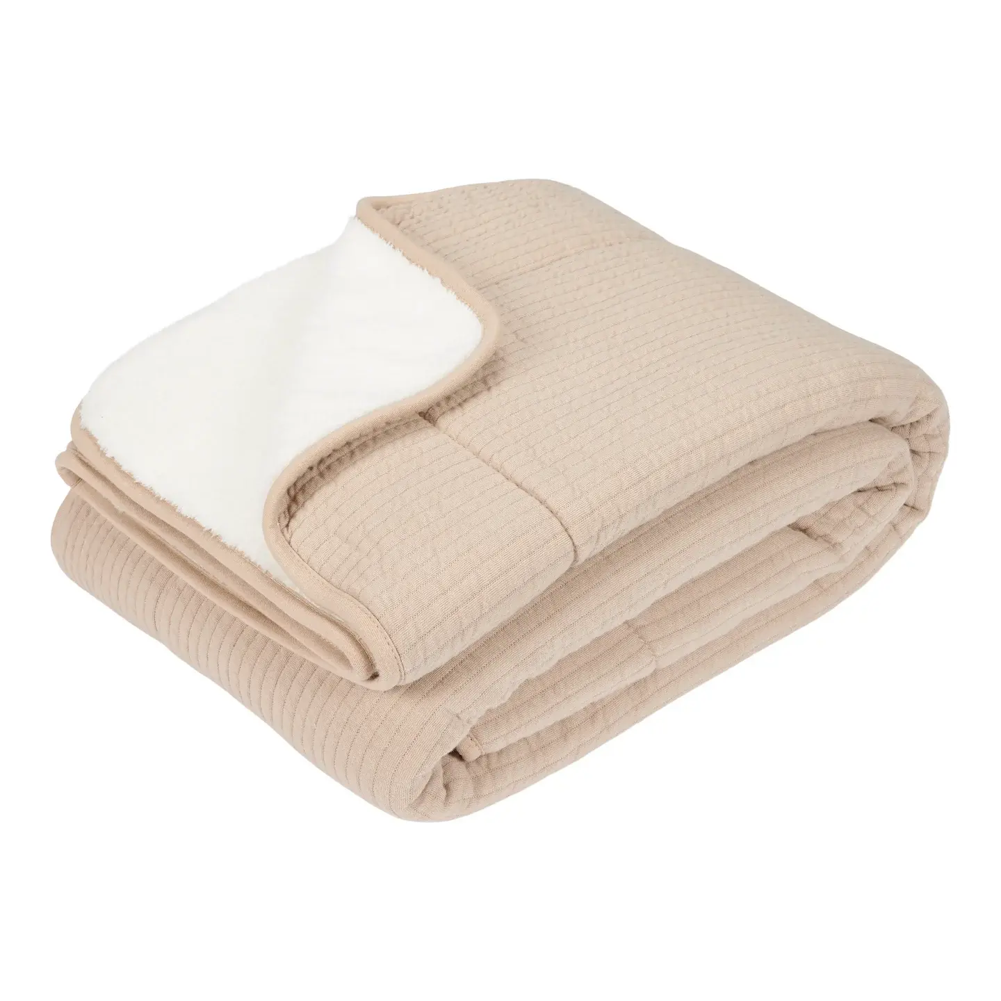 LITTLE DUTCH Cot Blanket Pure Beige 110X140