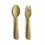 Thumbnail: Mushie Dinnerware Fork and Spoon Set