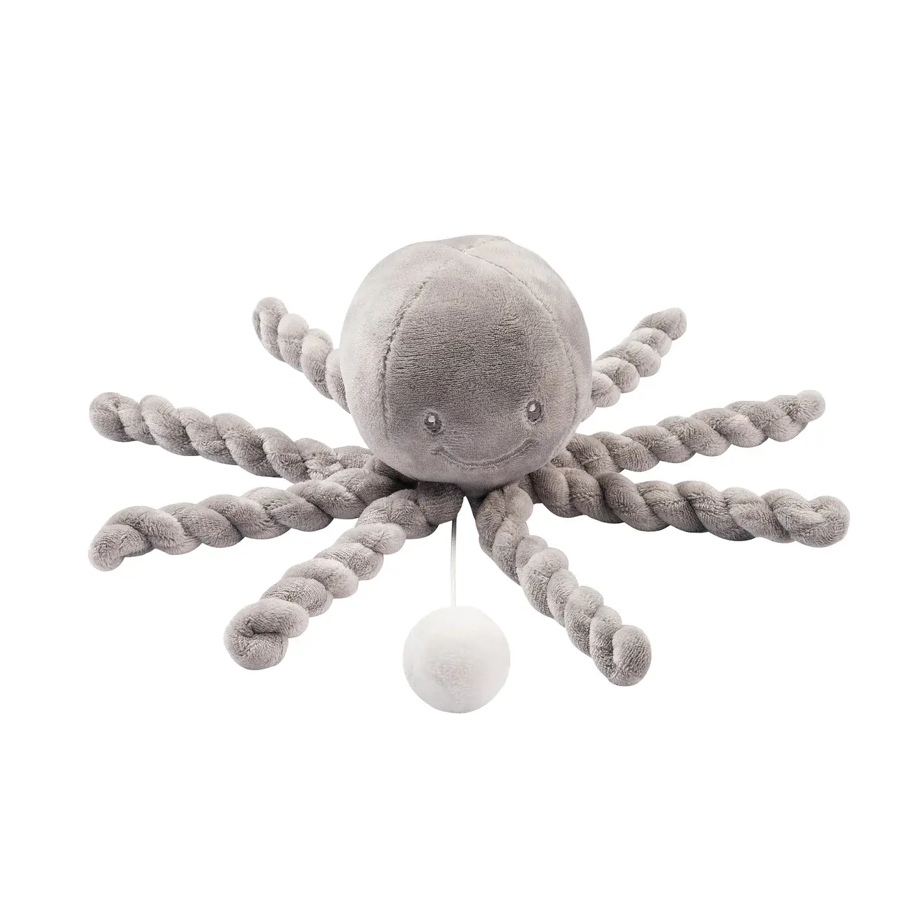 NATTOU Grey Musical Cuddly Octopus Lapidou
