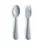 Thumbnail: Mushie Dinnerware Fork and Spoon Set