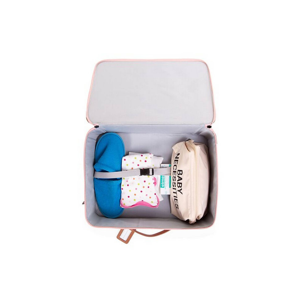 Thumbnail: CHILDHOME Mini Traveller Kids Suitcase - Pink/Copper