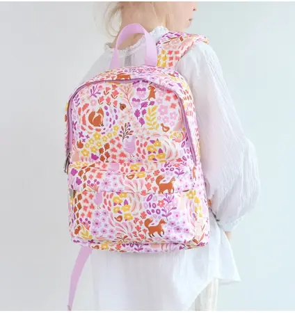 Thumbnail: A LITTLE LOVELY COMPANY - Little backpack -Flower garden