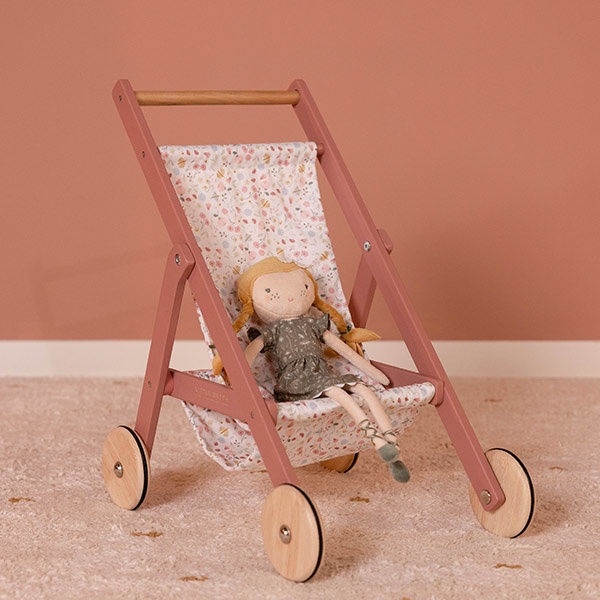 LITTLE DUTCH Doll Stroller Flowers & Butterflies