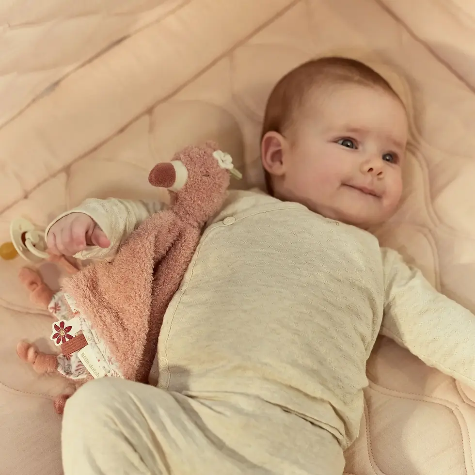 Thumbnail: LITTLE DUTCH- Cuddle cloth Flamingo - Pink