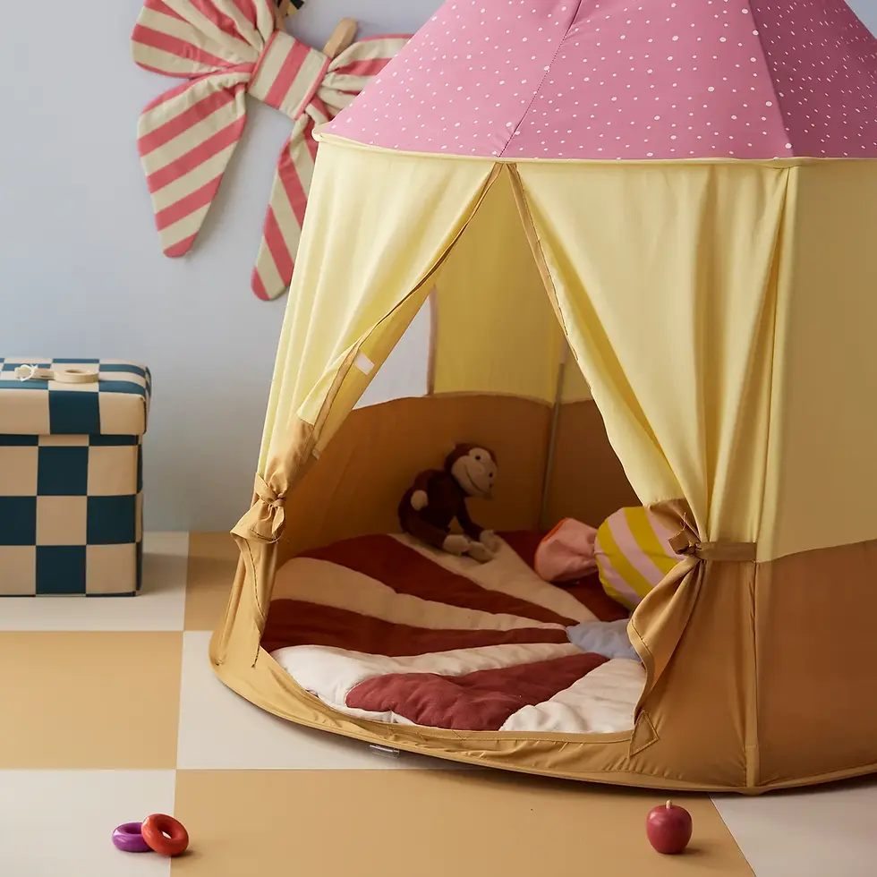 Thumbnail: Kid’s Concept Play Tent - Circus Pink
