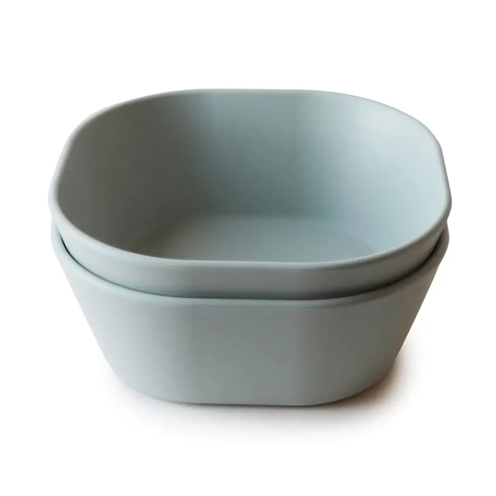 Thumbnail: Mushie Square Dinnerware Bowls, Set of 2