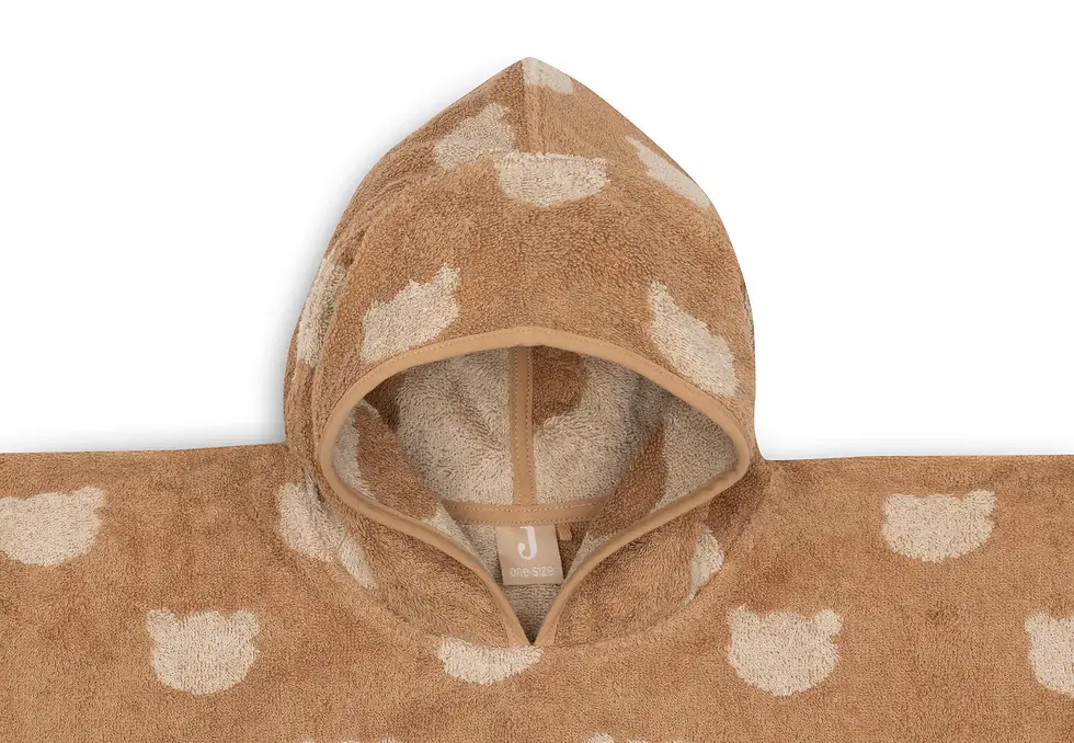 Thumbnail: JOLLEIN - Bath poncho Terry - Jacquard- Biscuit