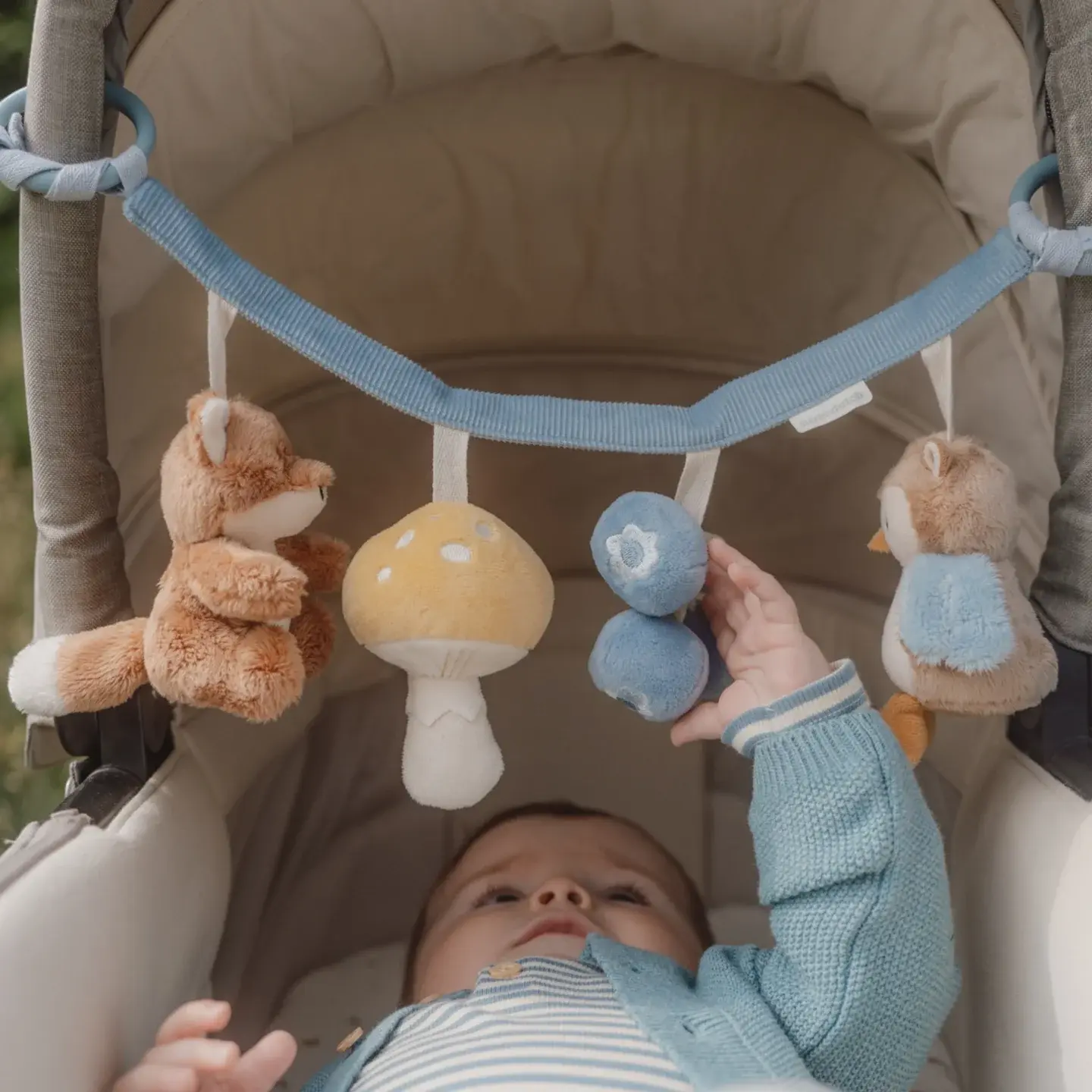 LITTLE DUTCH -Stroller Toy Chain - Forest Friends