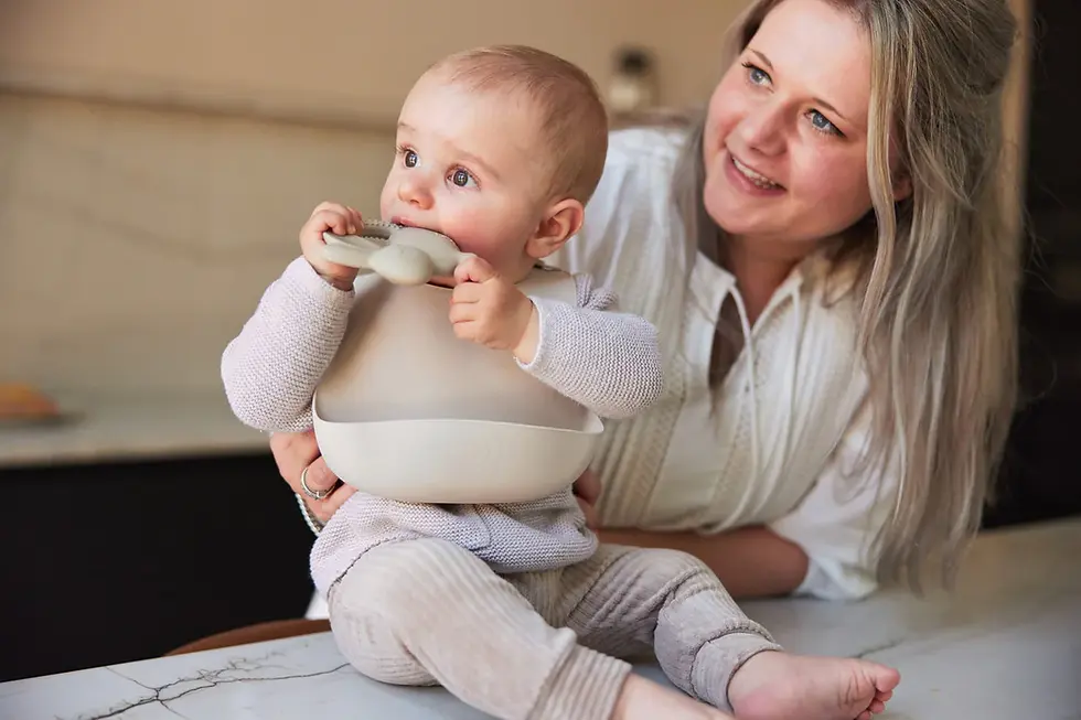 Thumbnail: JOLLEIN - Bib Silicone -Nougat