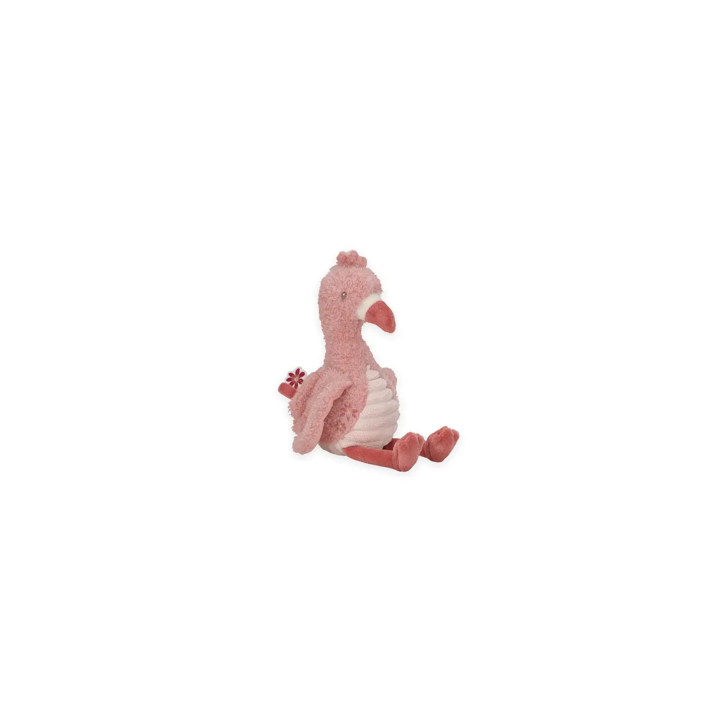 LITTLE DUTCH-Cuddle Flamingo Safari Friends 17cm