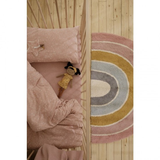 Thumbnail: Rug Rainbow Shape Pure Pink 80x130cm