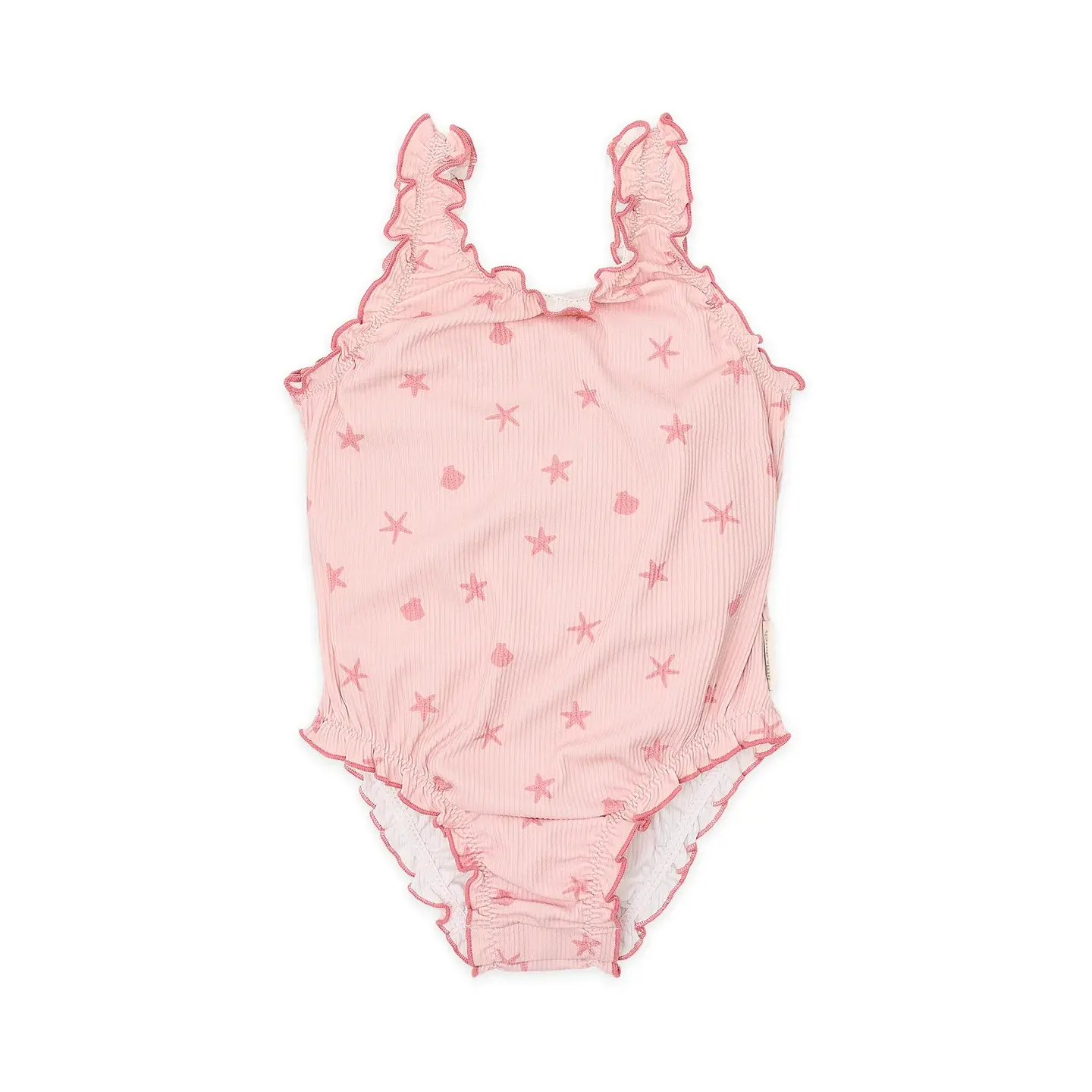 LITTLE DUTCH - Swimsuit with Ruffles Dreamy Seashells