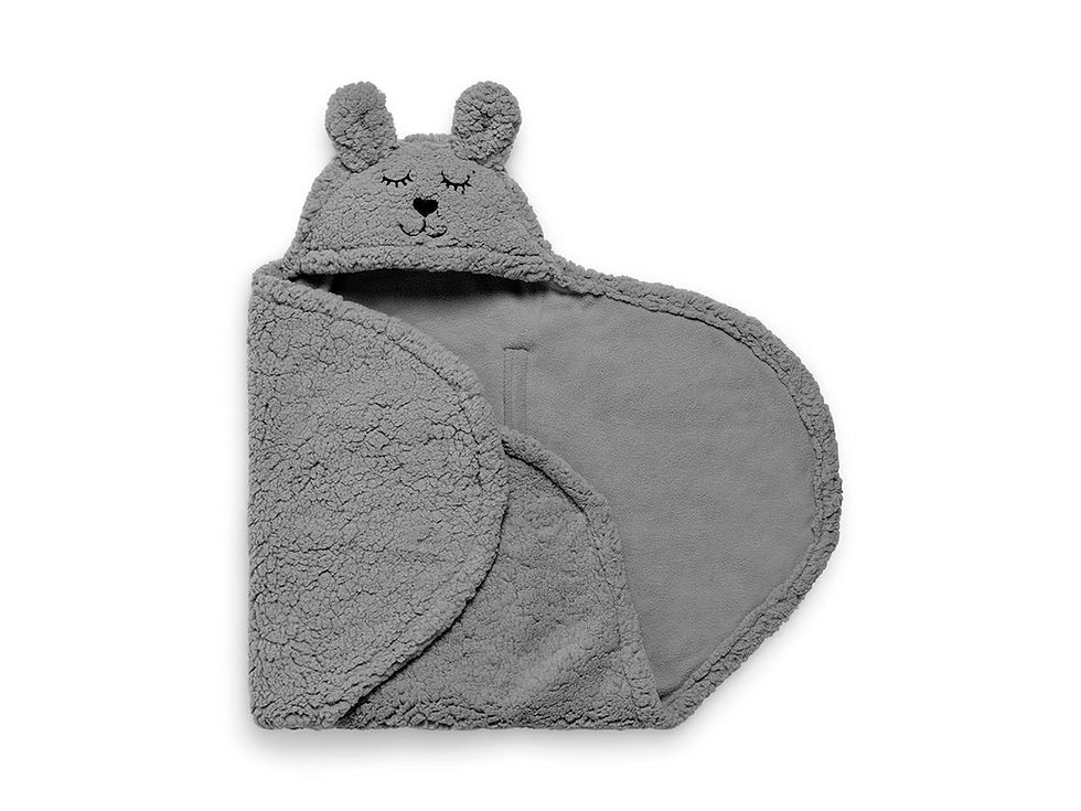 Thumbnail: JOLLEIN  Wrap Blanket Bunny - Storm Grey