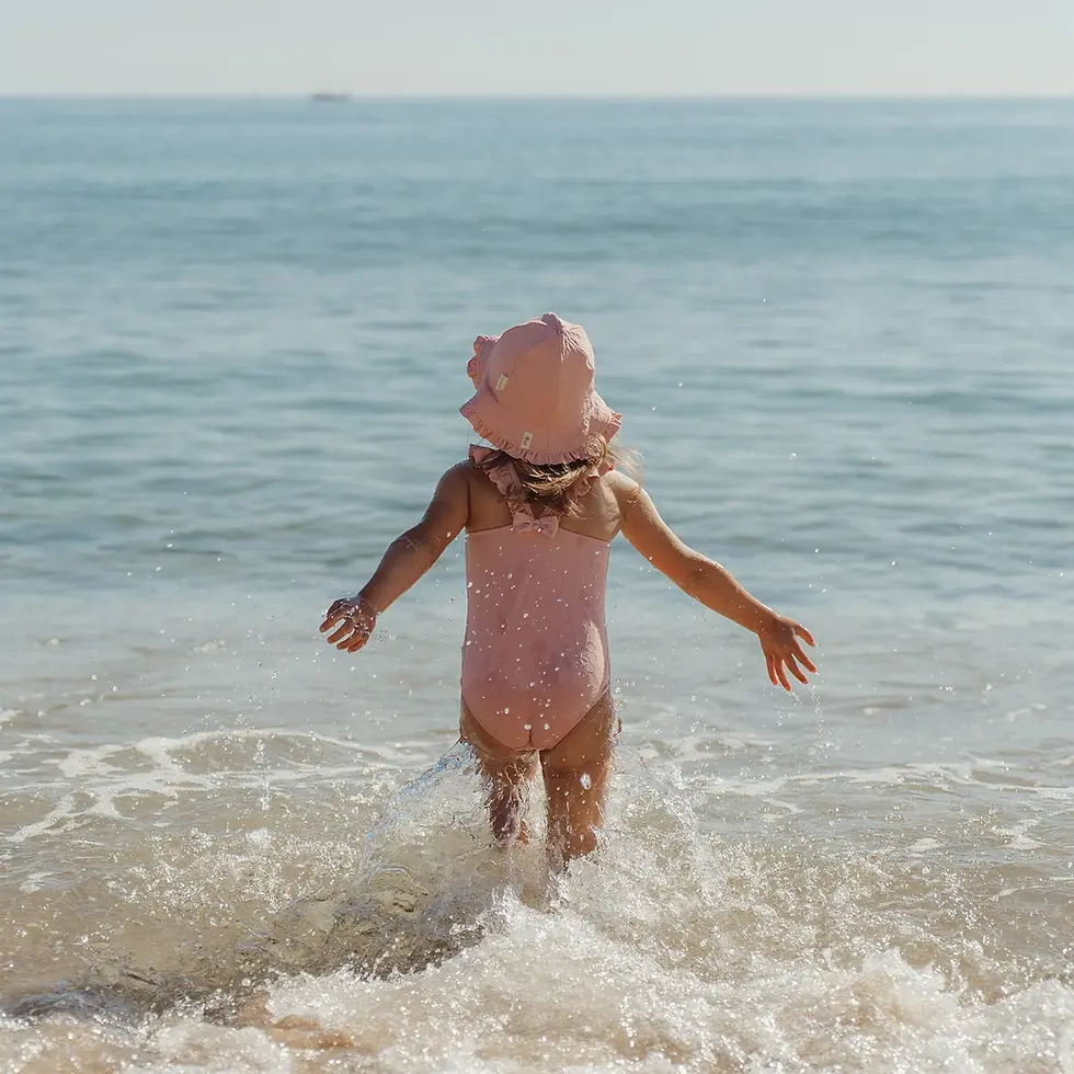 Thumbnail: LITTLE DUTCH- Sun Hat Dreamy Pink Rose