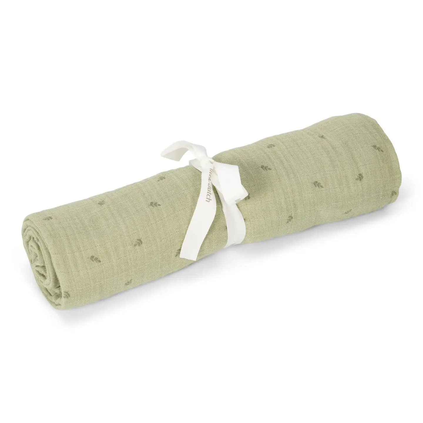 LITTLE DUTCH - Swaddle muslin Pure Sage 120x120