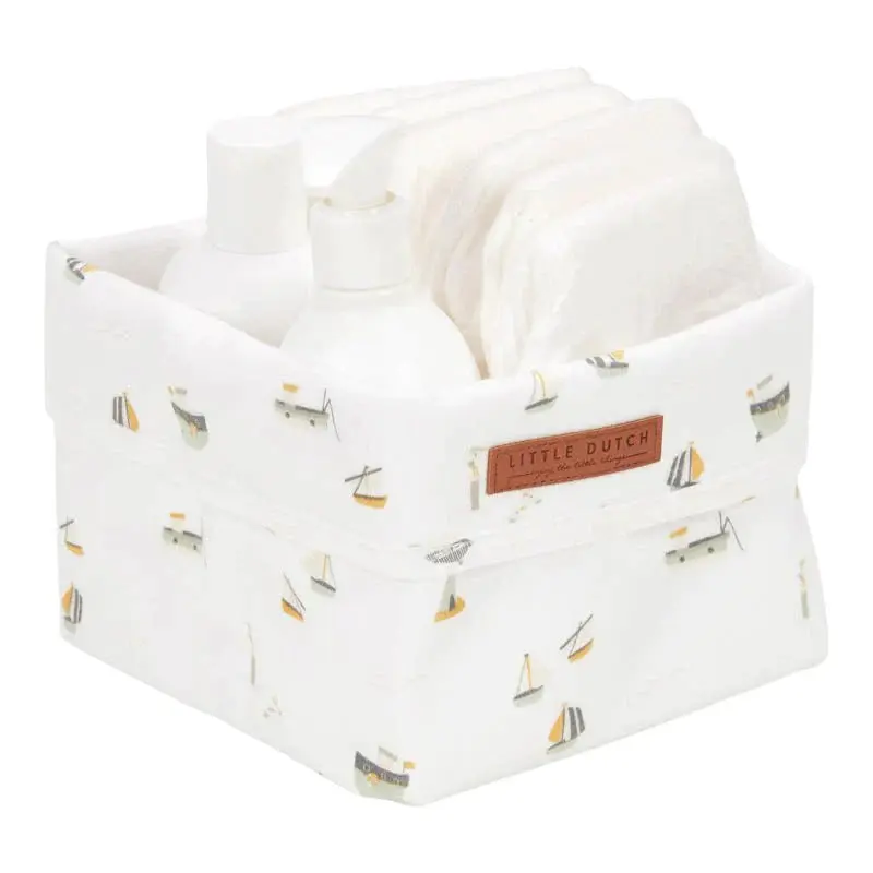 LITTLE DUTCH Storage Basket Small Sailors Bay White