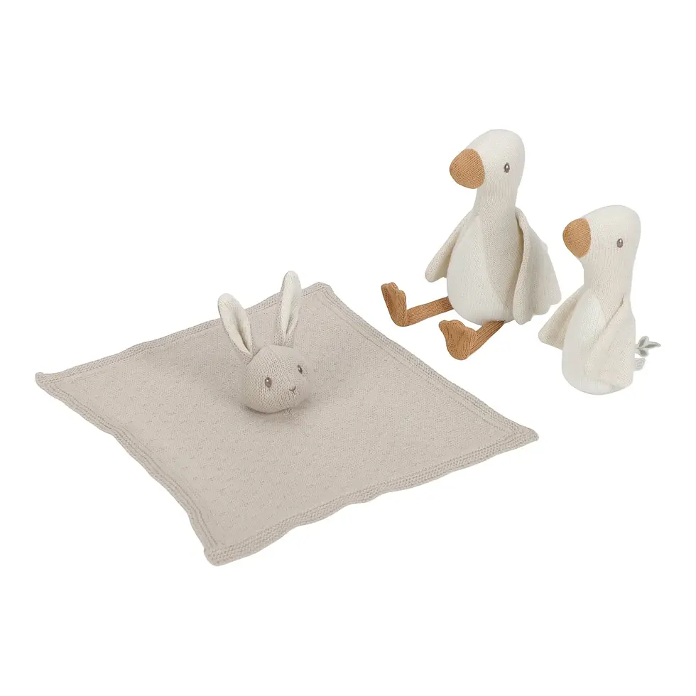 Thumbnail: LITTLE DUTCH -Knitted Gift Set Newborn Naturals
