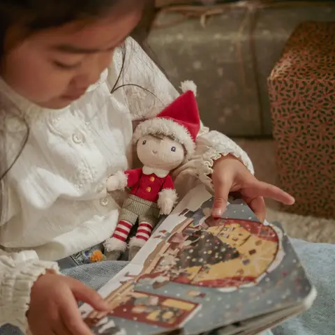 Thumbnail: LITTLE DUTCH-Christmas book with Jim plush - Gift set