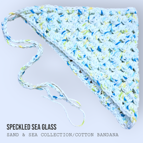 バンダナ CARAMEL ELLIE COTTON SCARF FLORAL LACE SAND & SEA COLLECTION | COTTON BANDANA | Ellie Plants