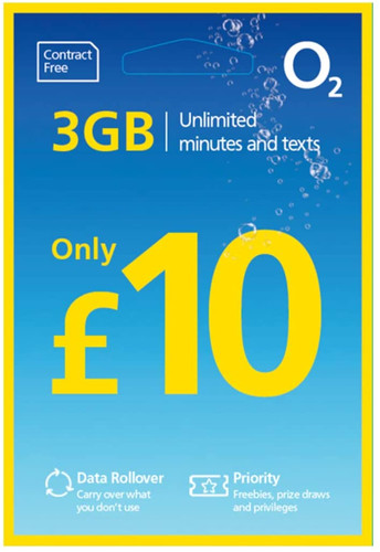 O2 Pay As You Go Sim Card | GADGETVERSE