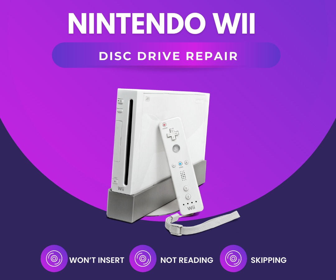 Nintendo Wii- Disc Drive Repair Service