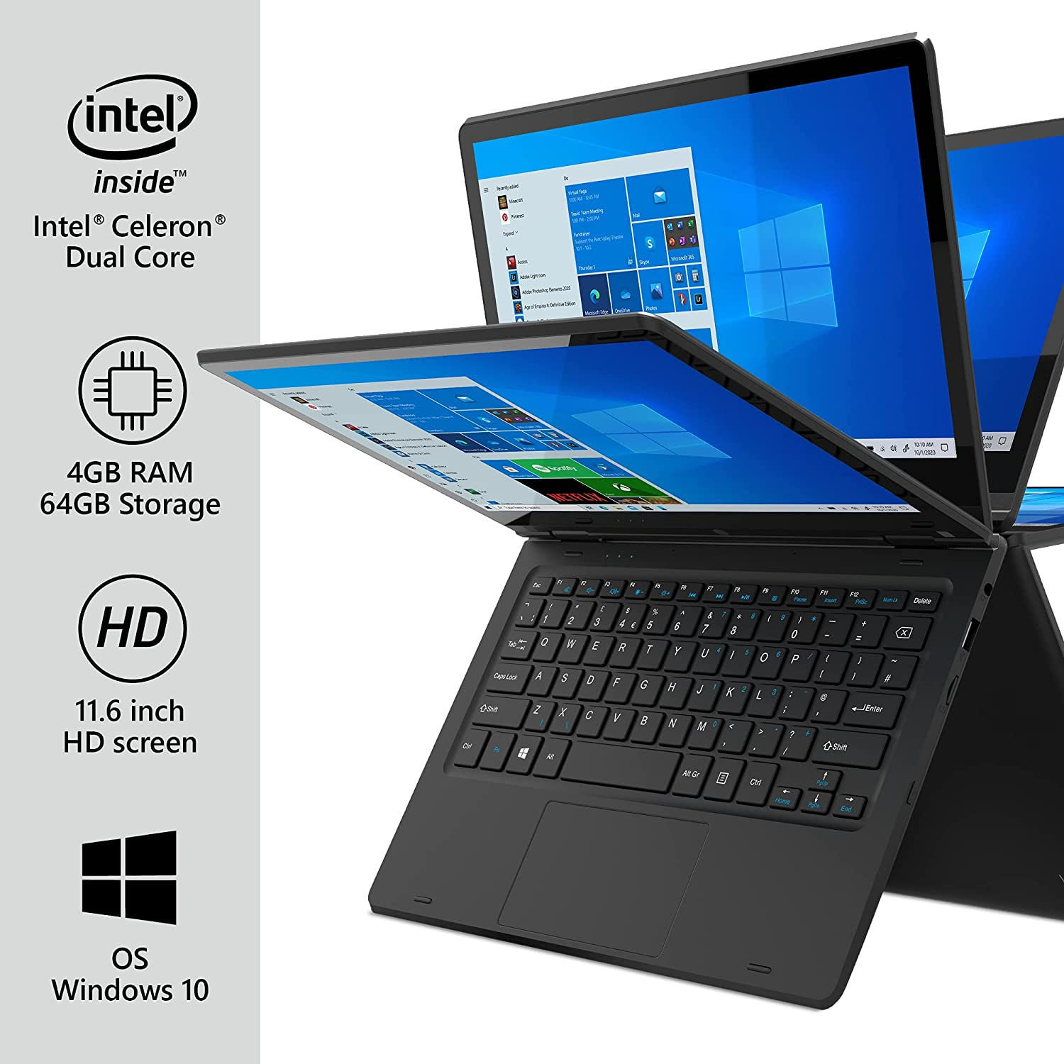iOTA Flo 360 11.6-inch Touchscreen Laptop