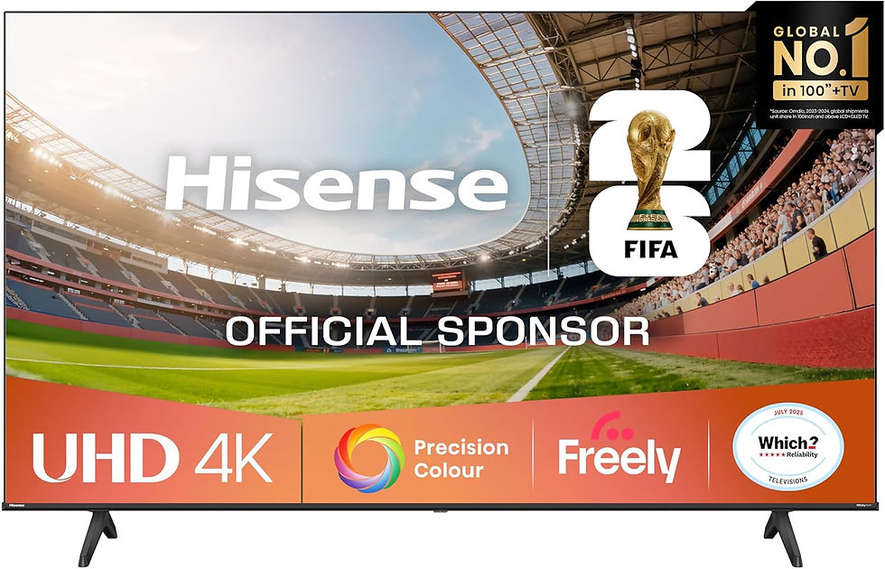 Hisense 55" 55E6QTUK 4K Ultra HD Smart TV