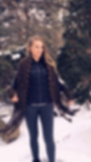 Thumbnail: Long Tail Large Knit Cord Shawl