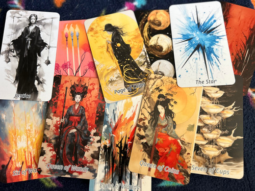 Samurai Shadows Tarot Deck | New Tarot LLC