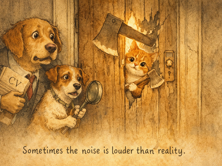 When the Noise Behind the Door Feels Louder Than Reality: Uncertainty in Job Searches and the Workplace