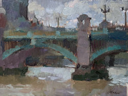 Southwark Bridge near Art Academy, 30 x 40cm