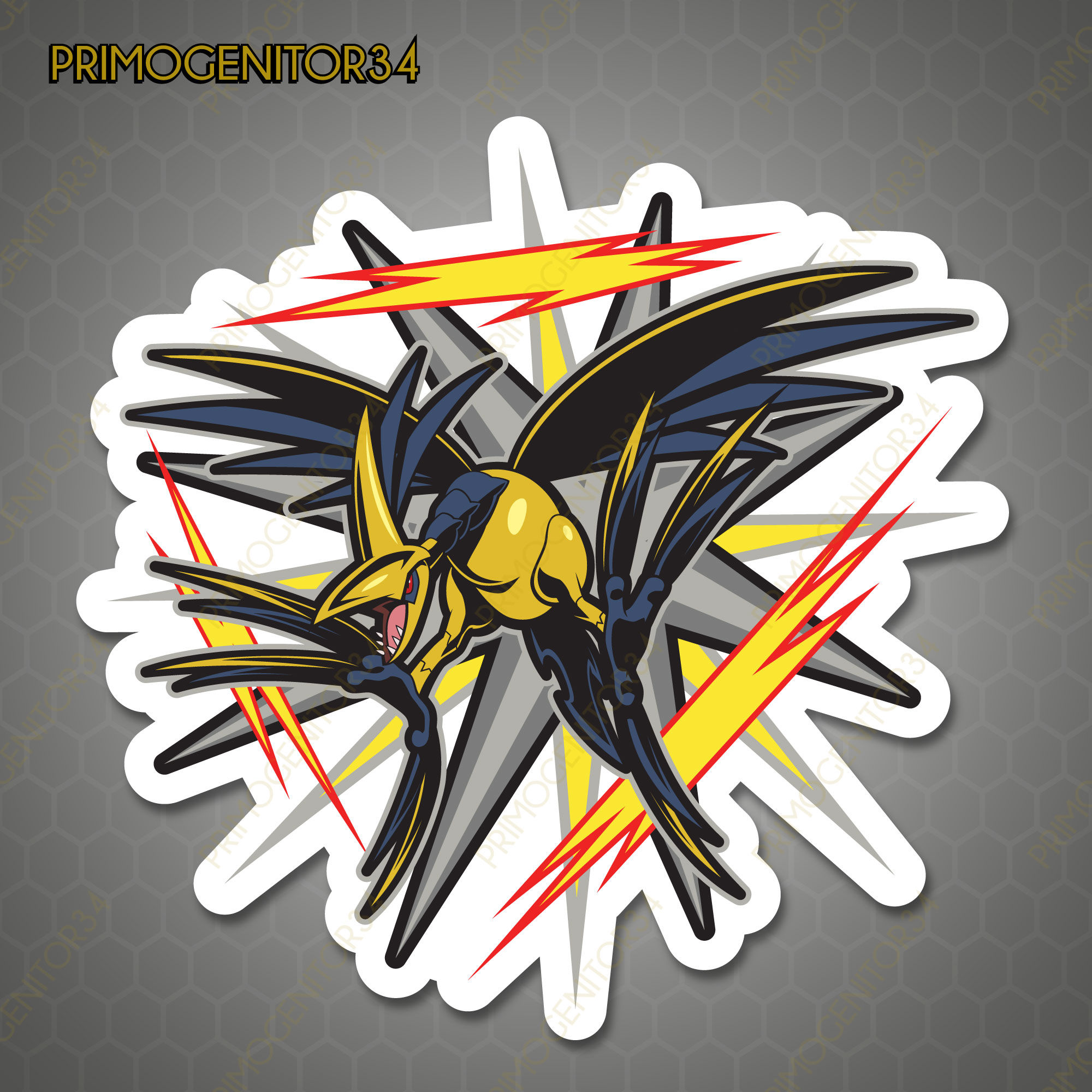 Mega Skarmory Sticker