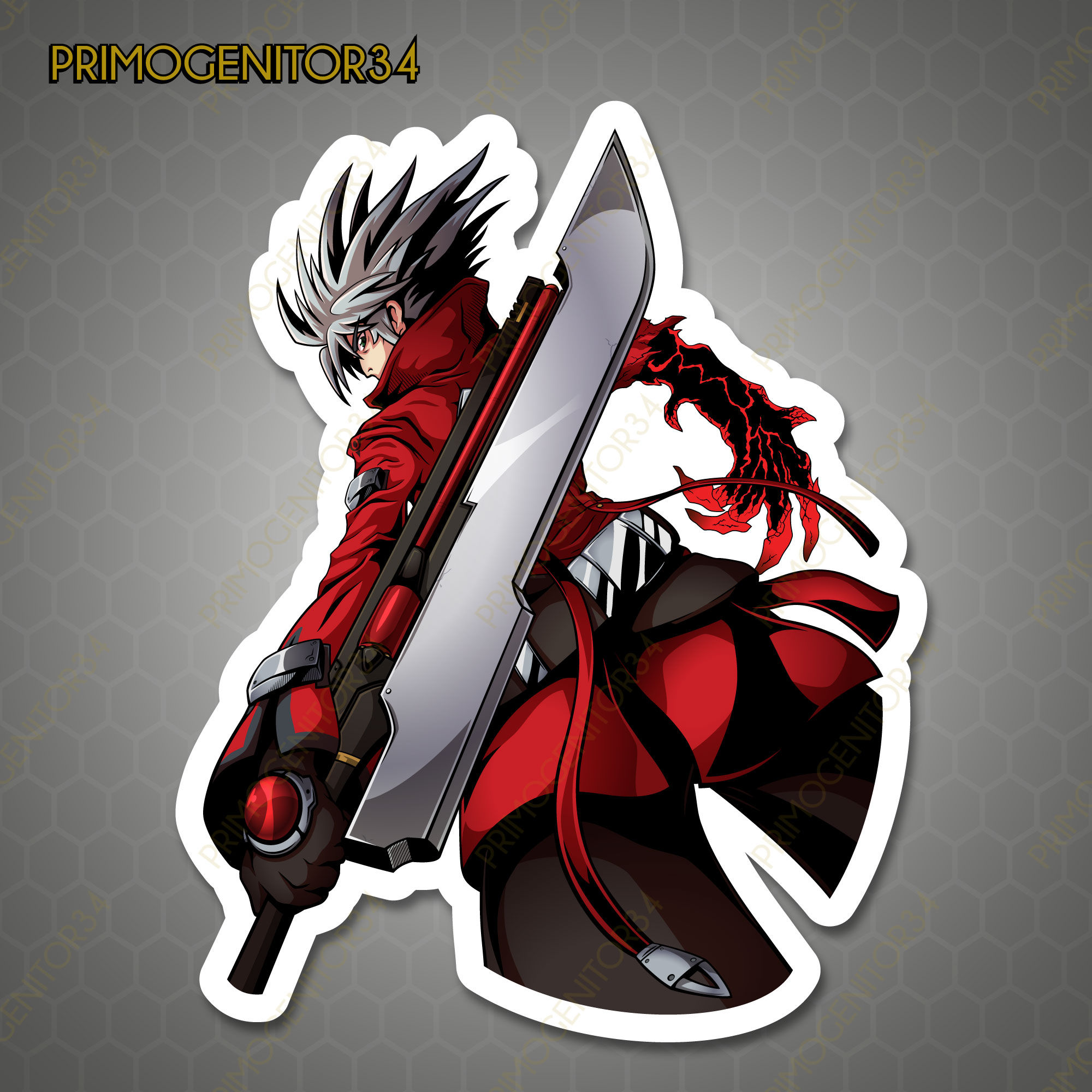 Ragna the Bloodedge Sticker