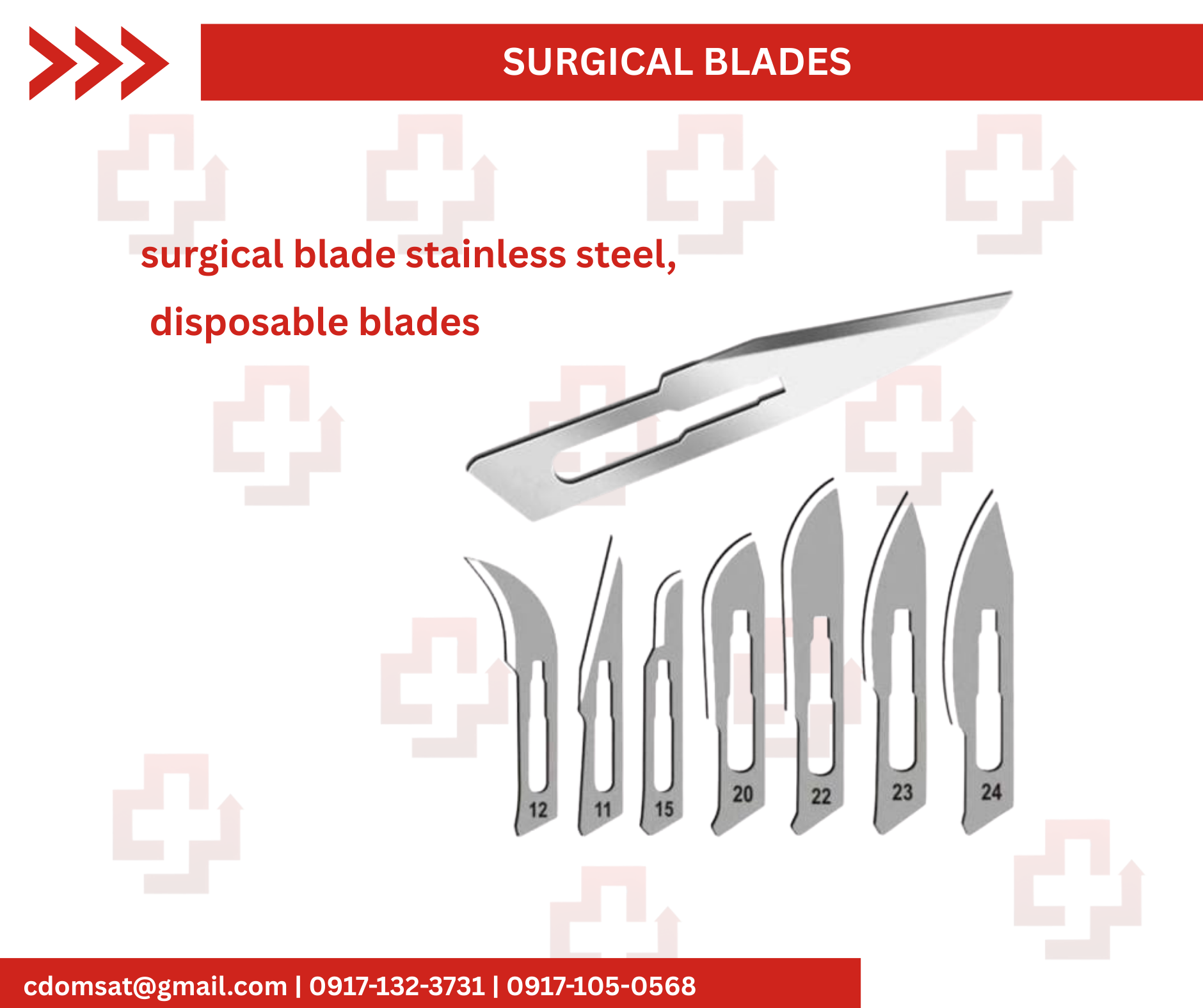 Surgical Blades | Sterile Stainless Steel Scalpel Blades for Medical & Laborator