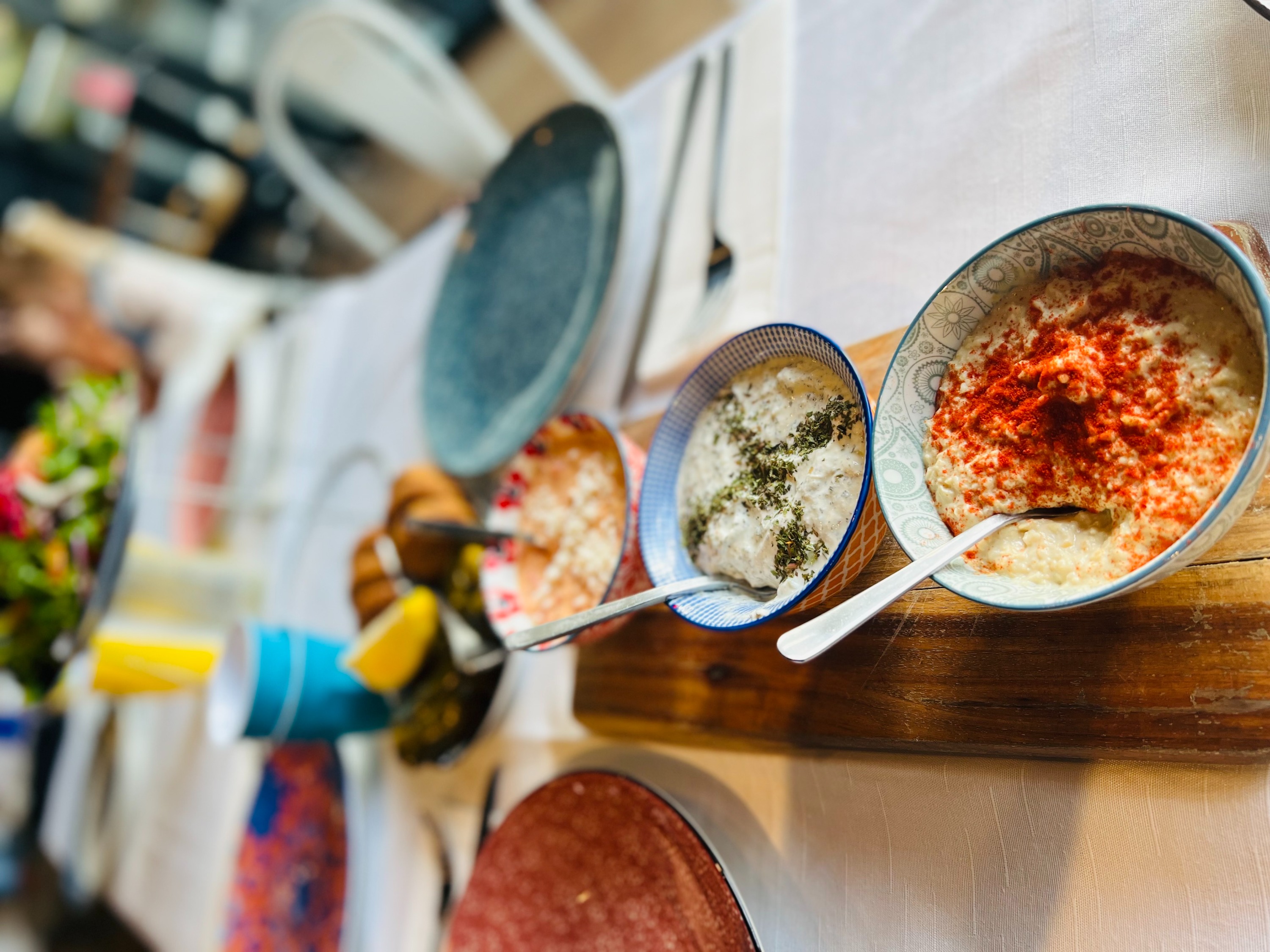 Arranged Food and Objects