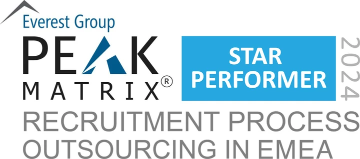 Everest Group PEAK Matrix 2024 badge: Serendi named Star Performer in recruitment process outsourcing, EMEA