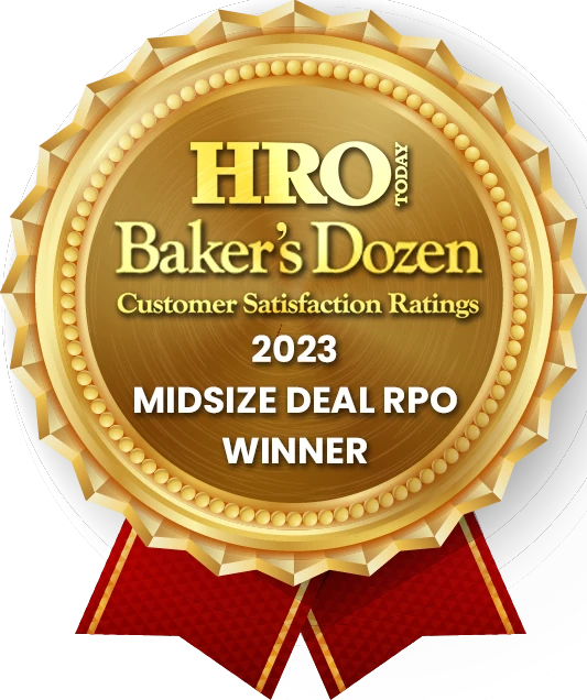 HRO Today Baker’s Dozen 2023 badge: Serendi named Midsize Deal RPO Winner for customer satisfaction