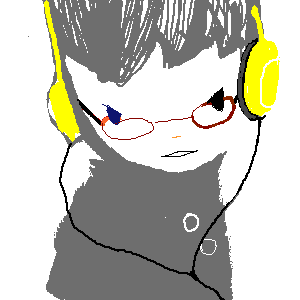 おえかきbbsの絵　めがね