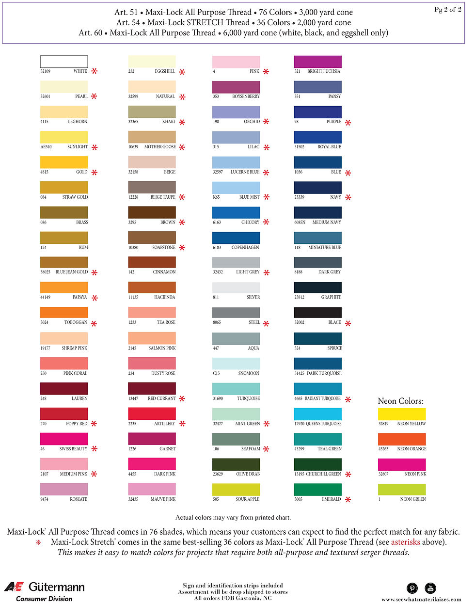 Threads Maxi Lock Thread Kwaint Threads