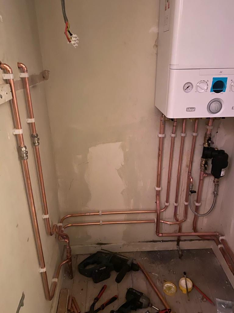 New boiler installation ideal 24 kw