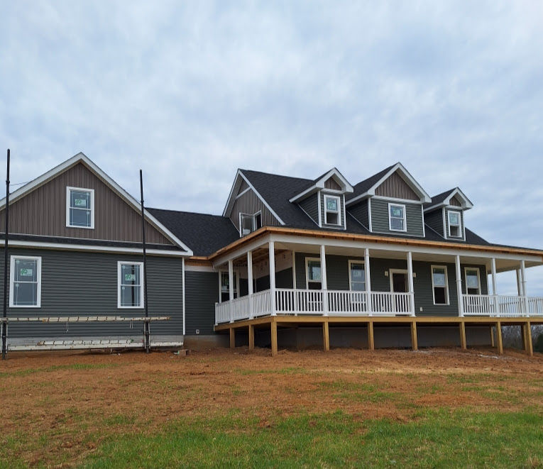 Siding and Front Porch