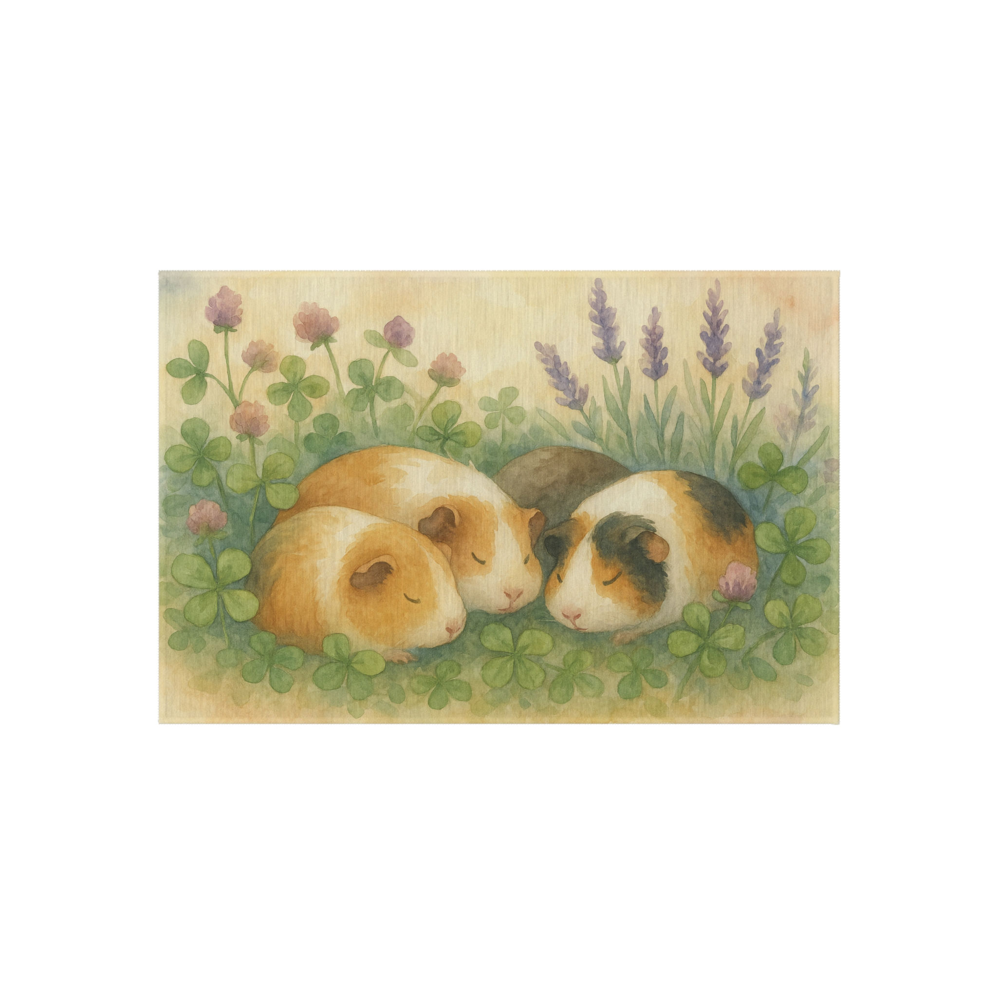 Guinea Pig Heaven Indoor/Outdoor Mat – Peace, Paws, and Petals