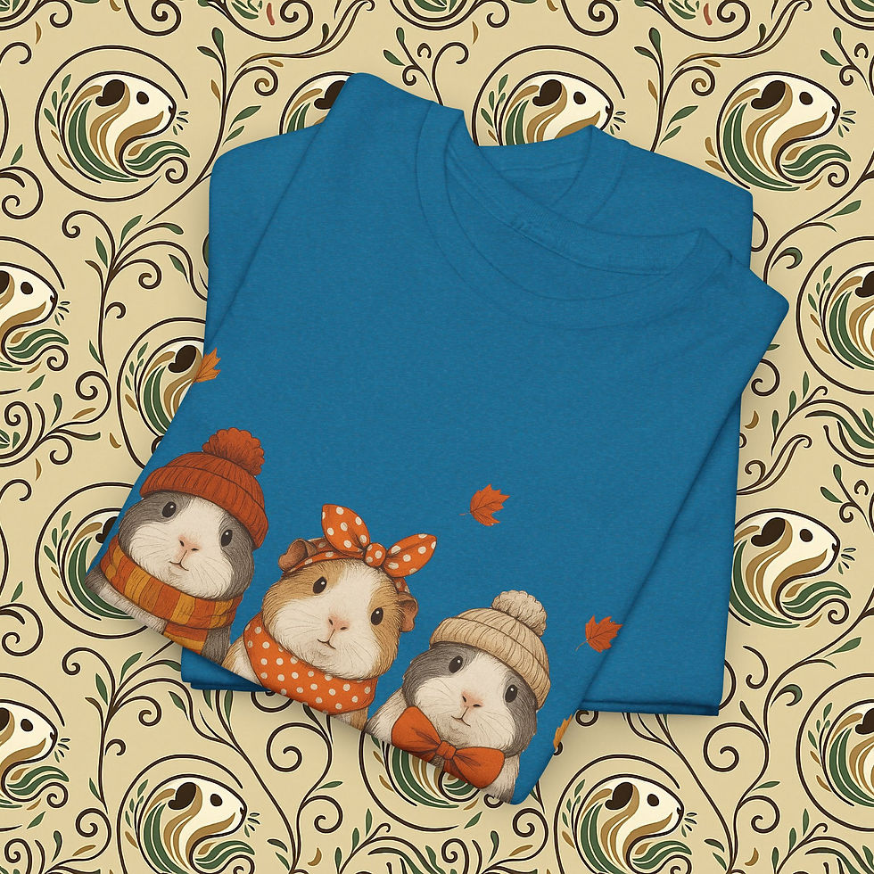 Thumbnail: Thankful Guinea Pig T-Shirt | Cute Fall & Thanksgiving Graphic Tee