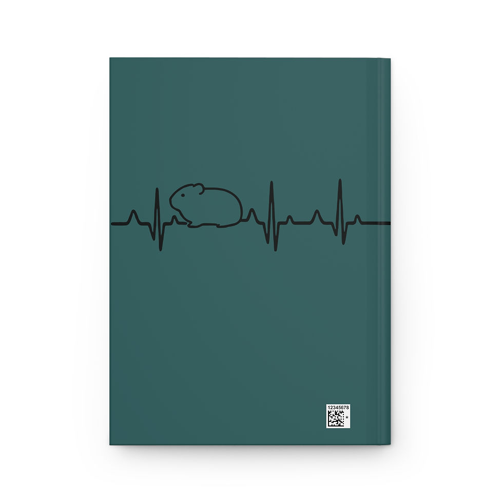 Thumbnail: Guinea Pig Hardcover Journal - Cavy Notebook - Lined Writing Journal