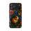 Thumbnail: Guinea Pig Stained Glass iPhone 17 MagSafe Case | Floral Art Phone Case 