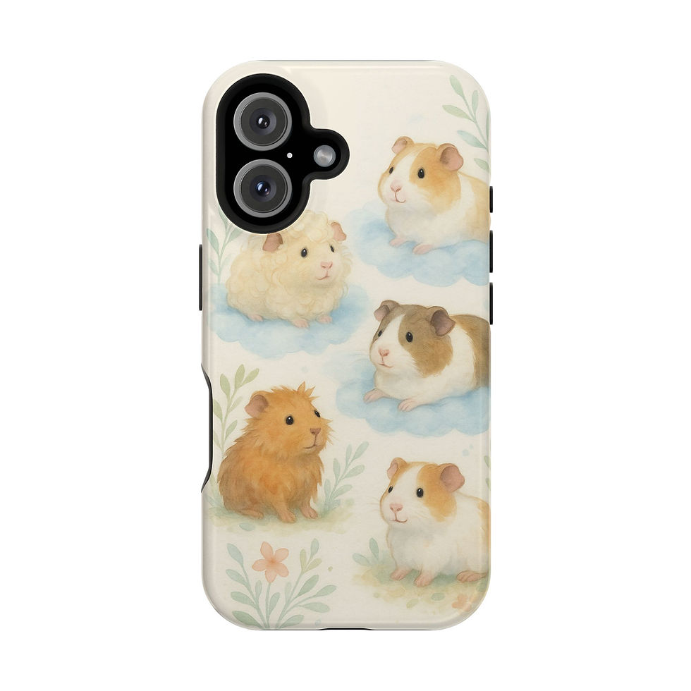 Thumbnail: Cute Guinea Pig Phone Iphone Cases, Pet Lover Accessory, Animal-Themed Gifts