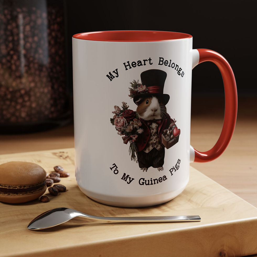 Thumbnail: Guinea Pig Mug, My Heart Belongs to My Guinea Pigs, Cavy Lover Gift