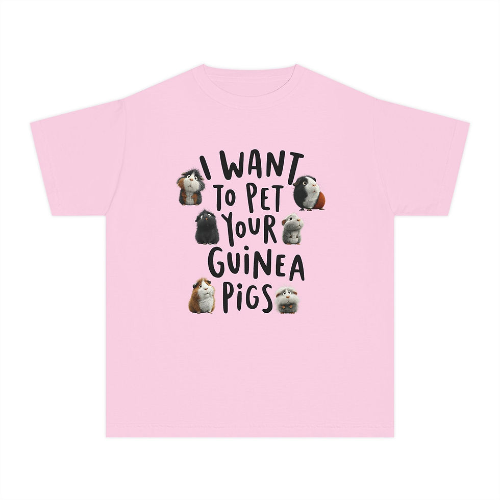 Thumbnail: Kids Guinea Pig T-Shirt - Cute Guinea Pig Shirt for Kids 