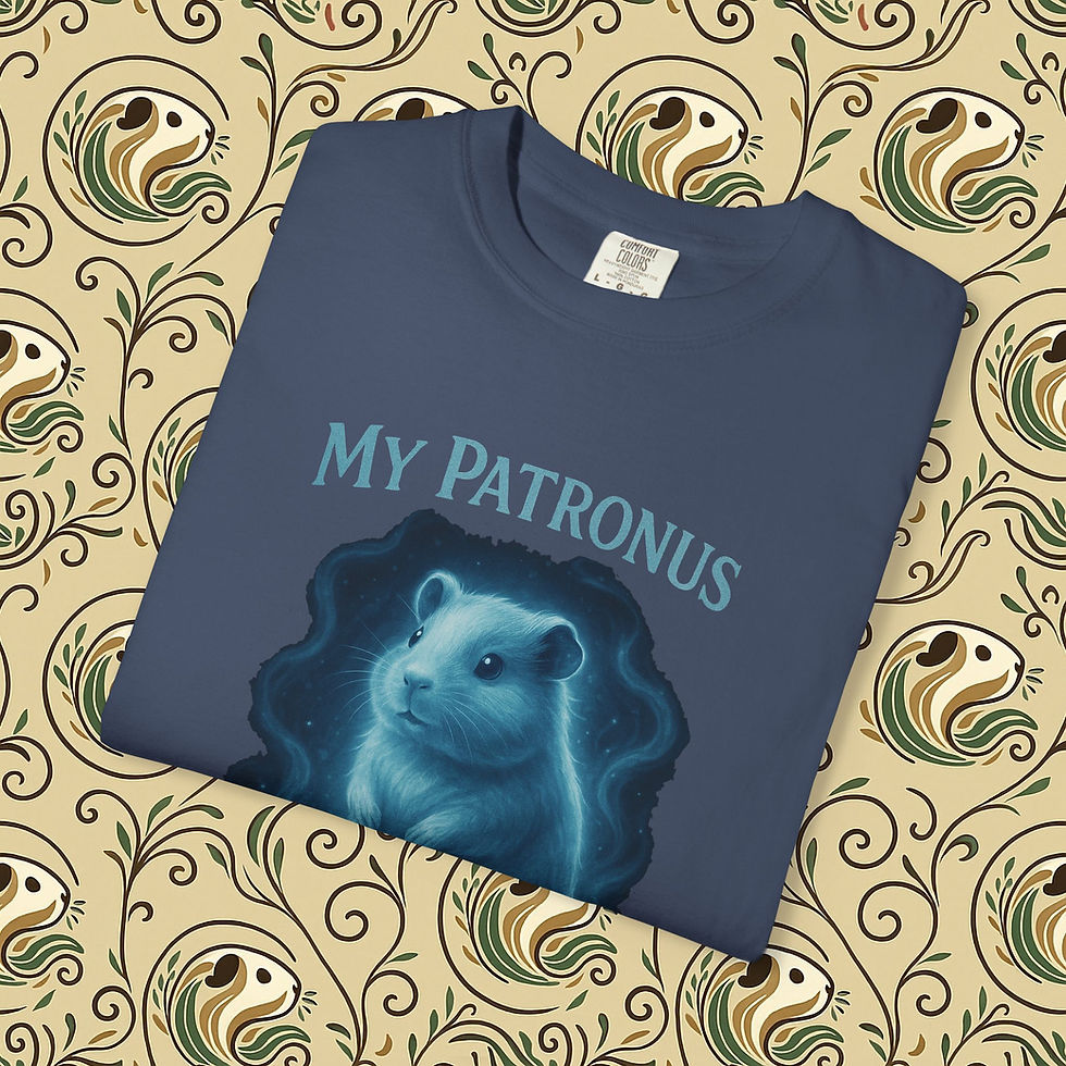 Thumbnail: Wizard-Inspired Guinea Pig Luxe Tee – My Patronus Is a Guinea Pig